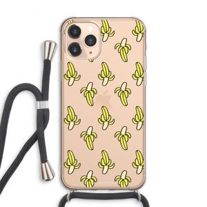 Bananas: iPhone 11 Pro Max Transparant Hoesje met koord