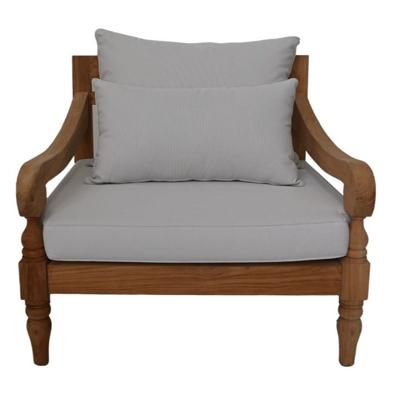 Bahama lounge stoel - 90x95x90 - Naturel - schuim/stof