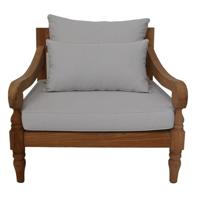 Bahama lounge stoel - 90x95x90 - Naturel - schuim/stof