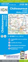 Wandelkaart - Topografische kaart 2125SB Châteauroux, Levroux, Villedieu-sur-Indre | IGN - Institut Géographique National - thumbnail