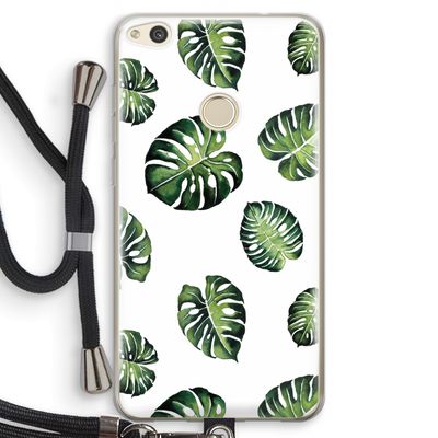 Tropische bladeren: Huawei Ascend P8 Lite (2017) Transparant Hoesje met koord