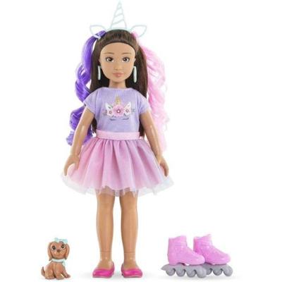 Modepop - COROLLE - Luna Unicorn - 28 cm - 4 accessoires - vanaf 4 jaar
