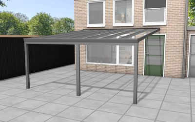 YARD Outdoor Velvetline Veranda 500x400 cm aluminium - Glasdak- - Aluminium- YARD Outdoor