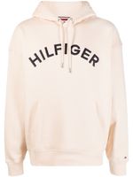 Tommy Hilfiger hoodie à logo brodé - Tons neutres