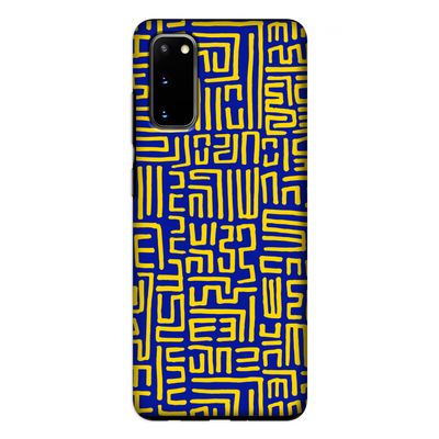 Majorelle Blue Print: Samsung Galaxy S20 Tough Case