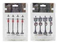 Svenska Living Lantaarnset voor kerstdorp 4-delig 10cm