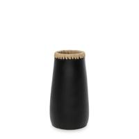 De Sneaky Vaas - Zwart Naturel Medium