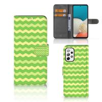 Samsung Galaxy A73 5G | Telefoon Hoesje | Waves Green