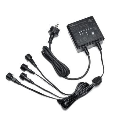 KonstSmide 48W trafo 12V zwart - 7474-000