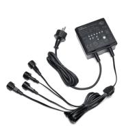KonstSmide 48W trafo 12V zwart - 7474-000