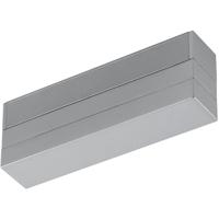 Spanningsrail Voedingsconnector 2-Fase Mat Titaan | Verlichting