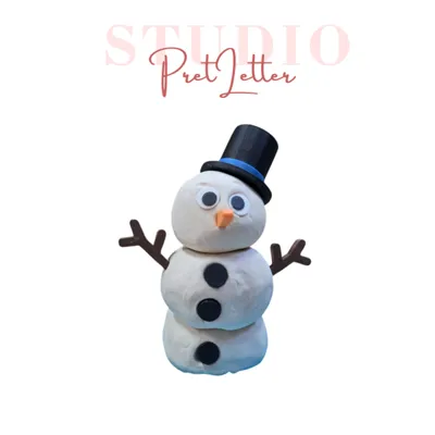 Studio Pretletter - Maak een sneeuwpop