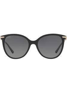 Bvlgari oversized round frame sunglasses - Noir