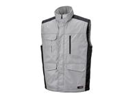 PARKSIDE PERFORMANCE Heren gevoerde werkvest (Grijs, XL)