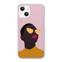Yellow glasses: iPhone 13 Transparant Hoesje
