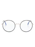 TOM FORD Eyewear lunettes de vue à monture ronde - Noir