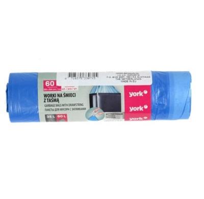 Vuilniszakken 60 Liter met trekband 10 op rol