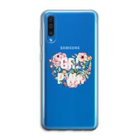 GRL PWR Flower: Samsung Galaxy A50 Transparant Hoesje