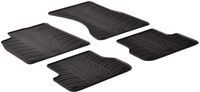 Rubbermatten passend voor Audi A7 2010- / A6 2011- (T-Design 4-delig + montageclips) GL0245