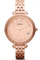 Horlogeband Fossil ES3130 Roestvrij staal (RVS) Rosé 12mm