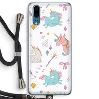 Fantasiewereld: Huawei P20 Transparant Hoesje met koord
