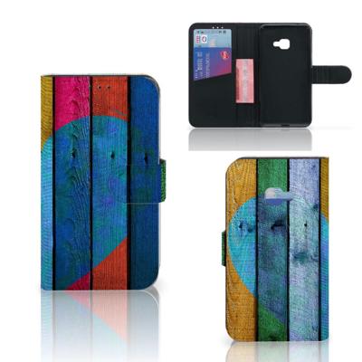 Samsung Galaxy Xcover 4 | Xcover 4s | Book Style Case | Wood Heart - Cadeau voor je Vriend