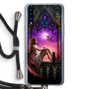 Kinderen van de nacht: Samsung Galaxy A20s Transparant Hoesje met koord