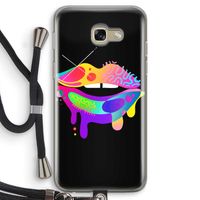 Lip Palette: Samsung Galaxy A5 (2017) Transparant Hoesje met koord
