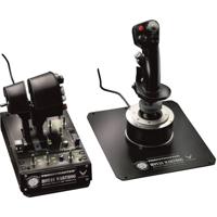 Thrustmaster Hotas Warthog Vliegsimulator joystick USB PC Zwart - thumbnail