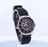 Horlogeband Tag Heuer WA1411 / BS0481 Rubber Zwart 15mm - thumbnail