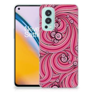 OnePlus Nord 2 5G Hoesje maken Swirl Pink