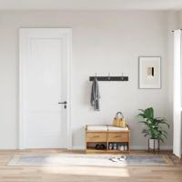 VidaXL Vloerkleed wasbaar anti-slip 80x300 cm grijs