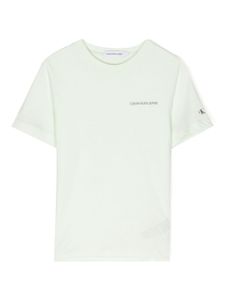 Calvin Klein Kids t-shirt en coton à logo imprimé - Vert