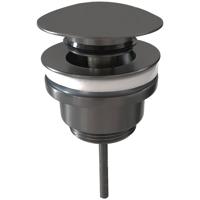 Wiesbaden Caral Clickwaste Afvoerplug 5/4" Gunmetal - Luxe Design