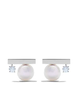 TASAKI boucles d'oreilles à ornements - Argent