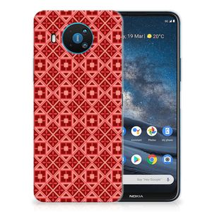 Nokia 8.3 TPU bumper Batik Rood