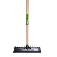 MM Eurotool Boxenkrabber hark zwart 40cm compleet met steel 160cm