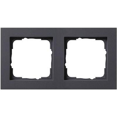 GIRA 0212 23 Frame 2-voudig E2, Standaard 55 Antraciet 1 stuk(s)