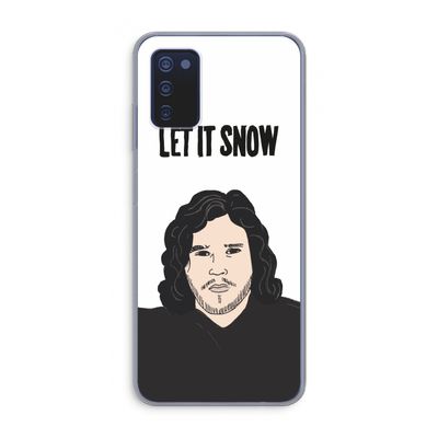 Let It Snow: Samsung Galaxy A03s Transparant Hoesje