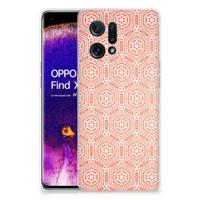 OPPO Find X5 | TPU bumper | Pattern Orange