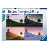 Ravensburger Legpuzzel Stemmingsvolle Bomen en Bergen, 2000st. - thumbnail