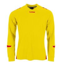 Hummel 111006K Fyn Long Sleeve Shirt Kids - Yellow-Red - 152 - thumbnail
