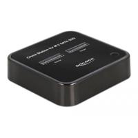 Delock 64178 USB-C Harde schijf-dockingstation Met clone-functie