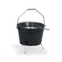 Barbecue portatile a carbonella - LIVOO - DOC327N - Acciaio inox - Superficie di cottura ø27 cm - Altezza 24 cm