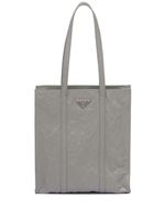 Prada sac cabas en cuir Nappa - Gris - thumbnail