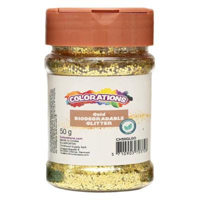 Colorations - biologisch afbreekbare glitter goud - 50g Colorations - biologisch afbreekbare glitter goud - 50g