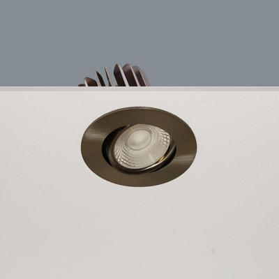 Inbouwspot Artdelight Venice 1 Lichts Small LED 2700K Dimbaar Mat Staal