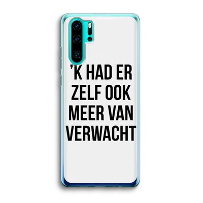 Meer verwacht: Huawei P30 Pro Transparant Hoesje