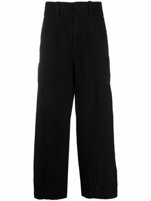 Barena pantalon court à coupe ample - Noir
