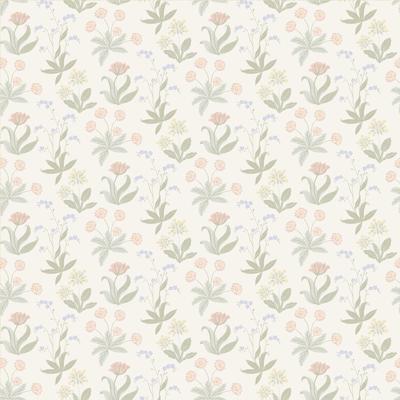 Dutch Wallcoverings Langenas - Fleur Green - Groen